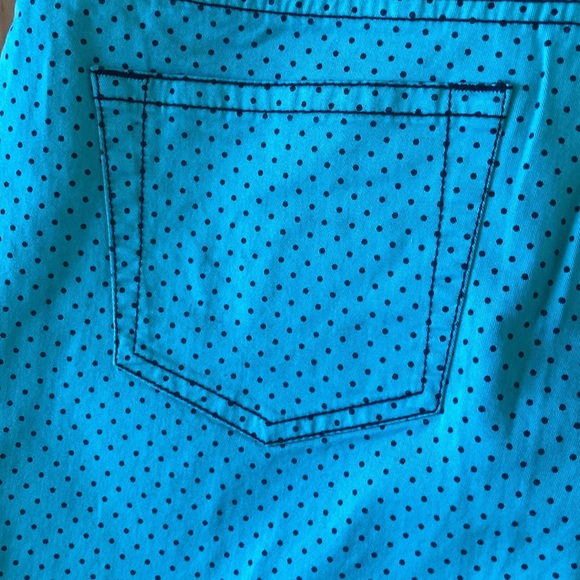 Women’s Be Bop green black polka dot cuffed hem shorts size 5 - NWT - Picture 6 of 9